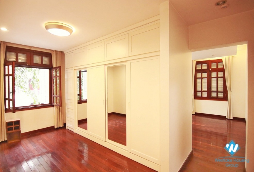 High quality and spacious house for rent in Ciputra, Tay Ho, Hanoi - Unfurnished
